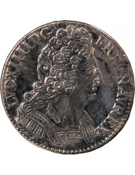 LOUIS XIV - 1/2 ECU AUX 3 COURONNES - 1712 A PARIS