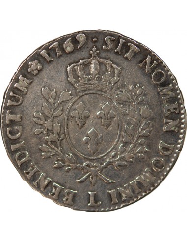 LOUIS XV - ECU AU BANDEAU, ARGENT - 1769, L BAYONNE