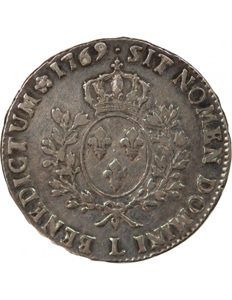 LOUIS XV - ECU AU BANDEAU, ARGENT - 1769, L BAYONNE