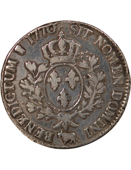 LOUIS XV - ECU DE BEARN AU BANDEAU, ARGENT - 1770, PAU