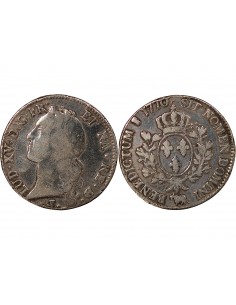 LOUIS XV - ECU DE BEARN AU BANDEAU, ARGENT - 1770, PAU 2