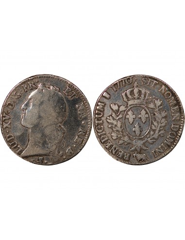 LOUIS XV - ECU DE BEARN AU BANDEAU, ARGENT - 1770, PAU