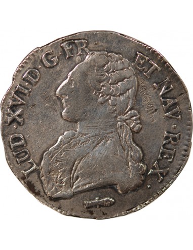 LOUIS XVI - ECU AUX RAMEAUX D'OLIVIER, ARGENT - 1782, Q PERPIGNAN