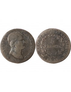 BONAPARTE Ier CONSUL﻿ - 5 FRANCS, ARGENT - AN 12, M TOULOUSE 2