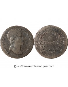BONAPARTE Ier CONSUL﻿ - 5 FRANCS, ARGENT - AN 12, M TOULOUSE