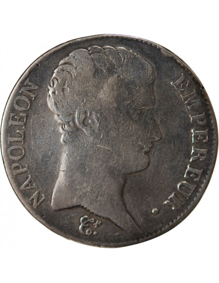 REPUBLIQUE, NAPOLEON Ier - 5 FRANCS ARGENT - AN 13, M TOULOUSE