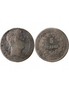 REPUBLIQUE, NAPOLEON Ier - 5 FRANCS ARGENT, REPUBLIQUE - 1808, A PARIS 2