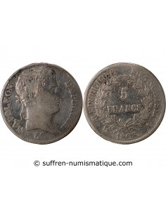 REPUBLIQUE, NAPOLEON Ier - 5 FRANCS ARGENT, REPUBLIQUE - 1808, A PARIS