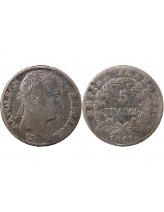EMPIRE, NAPOLEON Ier - 5 FRANCS ARGENT - 1811, A PARIS 2