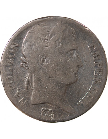 NAPOLEON Ier, CENT-JOURS - 5 FRANCS ARGENT - 1815, A PARIS