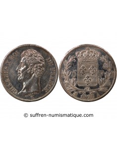 CHARLES X - 5 FRANCS ARGENT, 1er TYPE - 1826, A PARIS