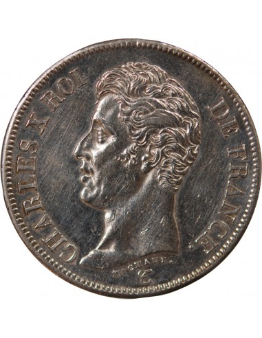 CHARLES X - 5 FRANCS ARGENT, 1er TYPE - 1826, A PARIS