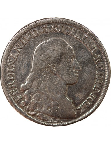 ITALIE, ROYAUME DE NAPLES, FERDINAND IV - 120 GRANA ARGENT - 1788, NAPLES