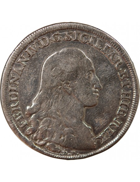 ITALIE, ROYAUME DE NAPLES, FERDINAND IV - 120 GRANA ARGENT - 1788, NAPLES