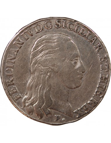 ITALIE, ROYAUME DE NAPLES, FERDINAND IV - 120 GRANA ARGENT - 1798, NAPLES