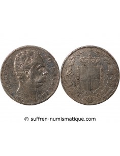 ITALIE, UMBERTO Ier - 5 LIRE ARGENT - 1879, R ROME