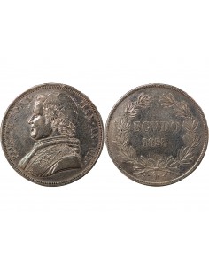 VATICAN, PIE IX - SCUDO ARGENT - 1853 AN VII R ROME 2