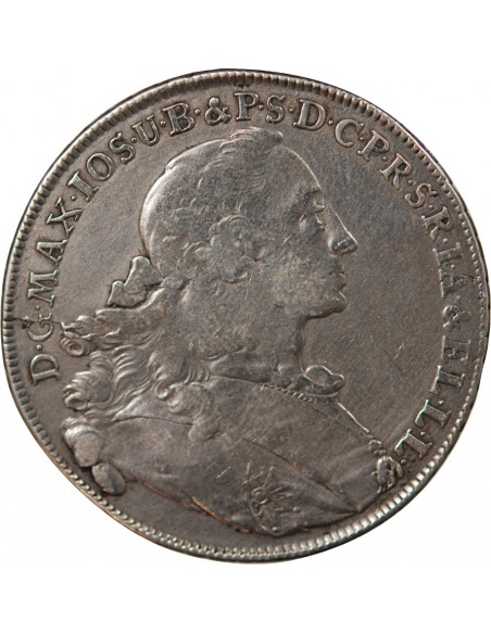 ALLEMAGNE, BAVIERE, MAXIMILIEN III JOSEPH - THALER ARGENT - 1755, MUNICH