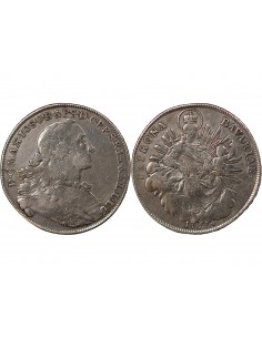 ALLEMAGNE, BAVIERE, MAXIMILIEN III JOSEPH - THALER ARGENT - 1755, MUNICH 2