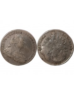 ALLEMAGNE, BAVIERE, CHARLES THEODORE - THALER ARGENT - 1778, MUNICH 2