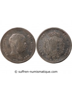 ITALIE, ROYAUME DES DEUX-SICILES, FRANCOIS I - 120 GRANA ARGENT - 1825, NAPLES