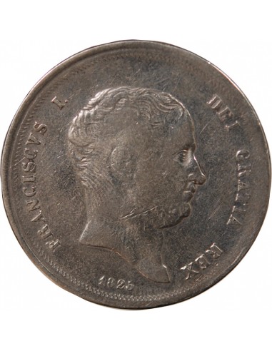 ITALIE, ROYAUME DES DEUX-SICILES, FRANCOIS I - 120 GRANA ARGENT - 1825, NAPLES