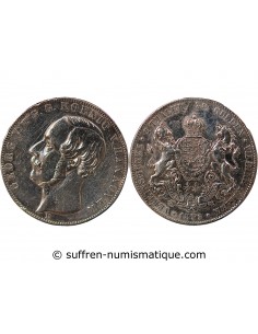 ALLEMAGNE, HANOVRE, GEORGE V - 2 THALER ARGENT - 1855 B