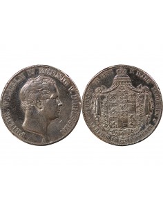 ALLEMAGNE, PRUSSE, FREDERIC GUILLAUME IV - 2 THALER ARGENT - 1845 A BERLIN 2