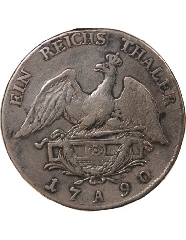 ALLEMAGNE, PRUSSE, FREDERIC-GUILLAUME II - REICHSTHALER ARGENT - 1790 A BERLIN