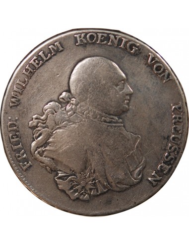 ALLEMAGNE, PRUSSE, FREDERIC-GUILLAUME II - REICHSTHALER ARGENT - 1790 A BERLIN