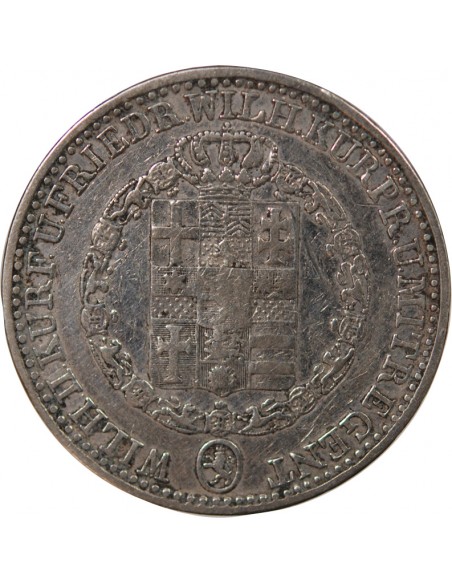 ALLEMAGNE, HESSE, GUILLAUME III - THALER ARGENT - 1835