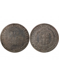 ALLEMAGNE, HESSE, GUILLAUME III - THALER ARGENT - 1835 2