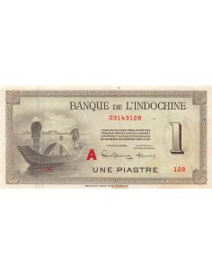 INDOCHINE FRANCAISE - 1 PIASTRE 1945 2