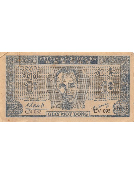 VIETNAM, HÔ CHI MINH - 1 DONG 1947