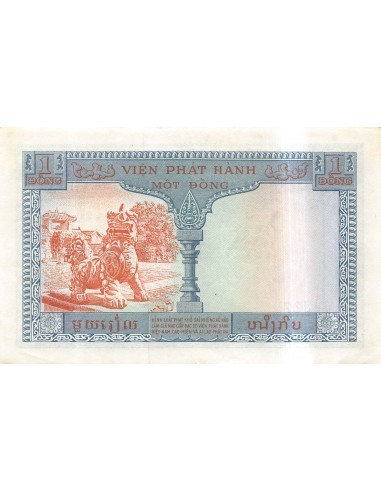 INDOCHINE FRANCAISE - 1 PIASTRE 1954