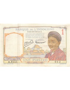INDOCHINE FRANCAISE - 1 PIASTRE 1946 2