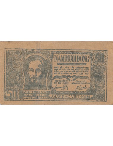 VIETNAM, HÔ CHI MINH - 50 DONG 1948 / 1949