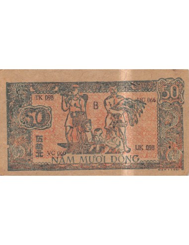 VIETNAM, HÔ CHI MINH - 50 DONG 1948 / 1949