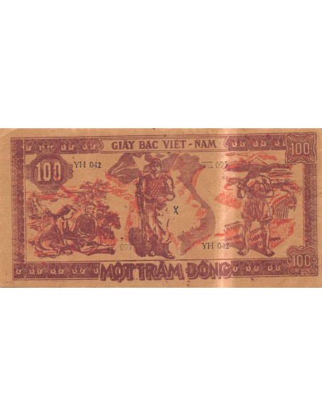 VIETNAM, HÔ CHI MINH - 100 DONG 1948