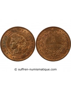 CERES - 5 CENTIMES 1896 A PARIS