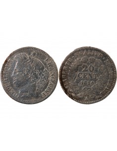 CERES - 20 CENTIMES ARGENT - 1850, A PARIS 2