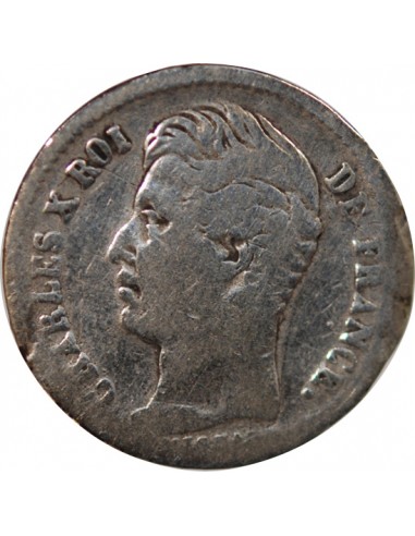 CHARLES X - 1/4 FRANC ARGENT 1830 A PARIS