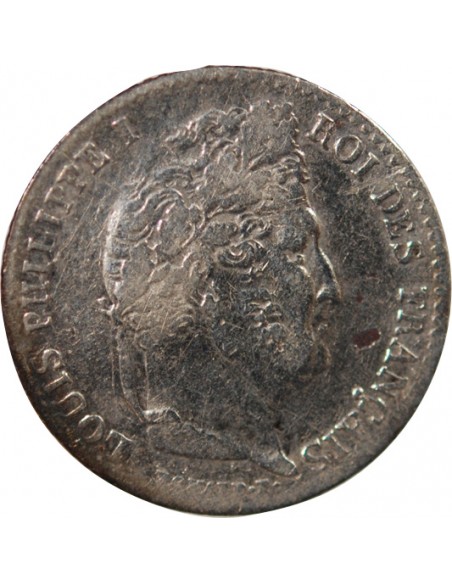 LOUIS PHILIPPE﻿ - 1/4 FRANC ARGENT 1840 A PARIS