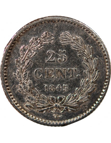 LOUIS PHILIPPE﻿ - 25 CENTIMES ARGENT 1845 B ROUEN