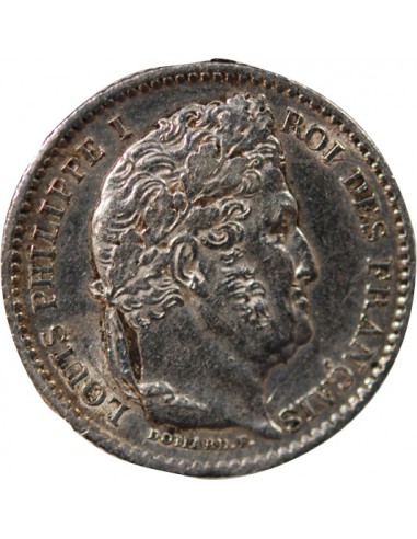 LOUIS PHILIPPE﻿ - 25 CENTIMES ARGENT 1845 B ROUEN