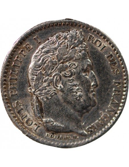 LOUIS PHILIPPE﻿ - 25 CENTIMES ARGENT 1845 B ROUEN