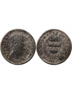 NAPOLEON Ier﻿ - 1/2 FRANC ARGENT 1812 A PARIS 2