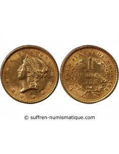 USA, LIBERTY HEAD - 1 DOLLAR OR 1852