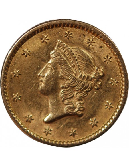 USA, LIBERTY HEAD - 1 DOLLAR OR 1852