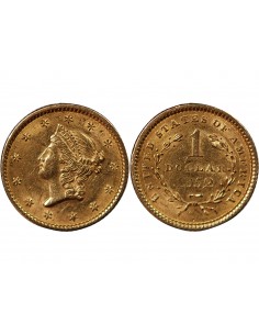 USA, LIBERTY HEAD - 1 DOLLAR OR 1852 2